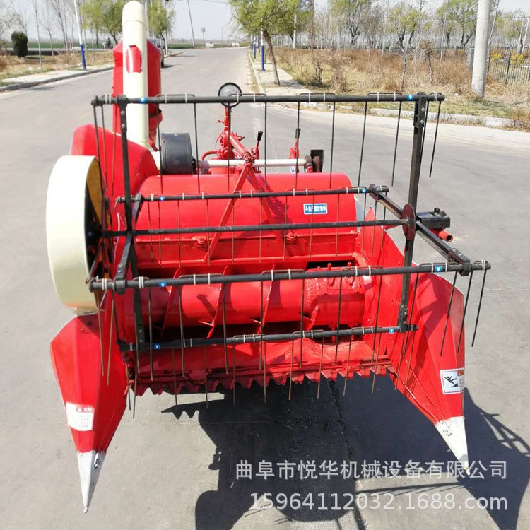 厂家直销柴油秸秆粉碎全喂入收割机 全喂入水稻小麦联合收割机图3