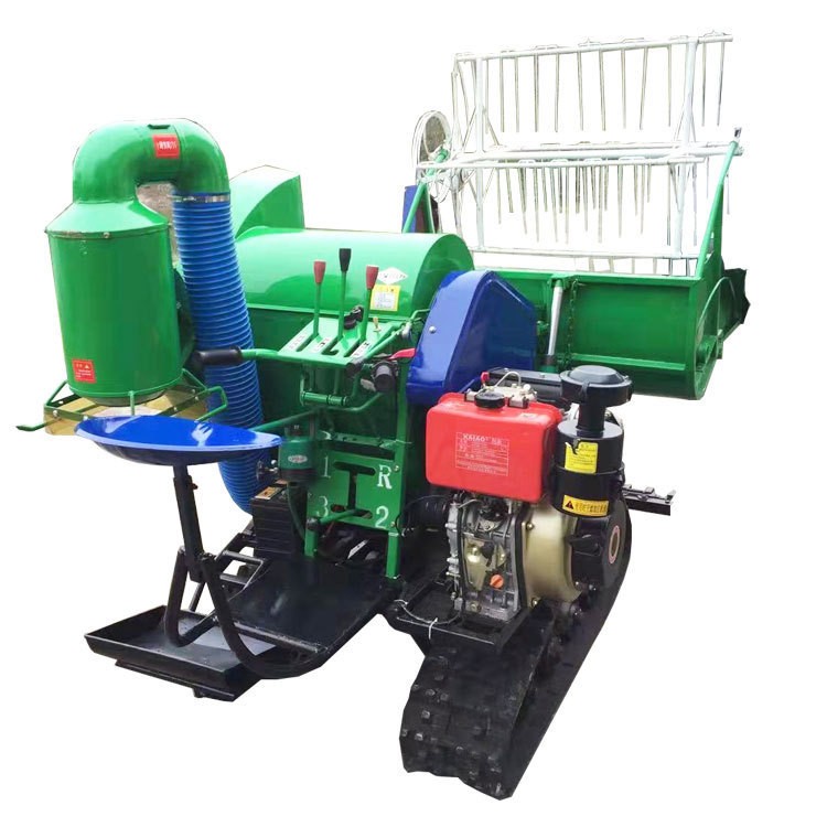 履带式微型联合收割机 热销小麦水稻联合收割机 厂家供应