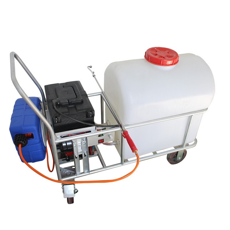 自动卷药大棚打药机电动推车式喷雾消毒一体机喷药机 防疫喷雾器图5