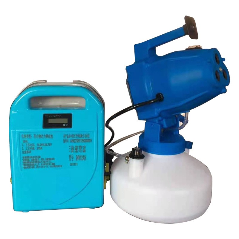 弥雾机手提式脉冲喷雾机 锂电喷雾器现货 高压防疫消毒电动打药机图5