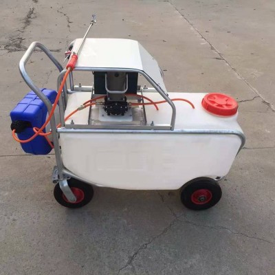 推车式喷雾消毒一体机手推式电动高压喷雾机 大棚蔬菜消毒打药机