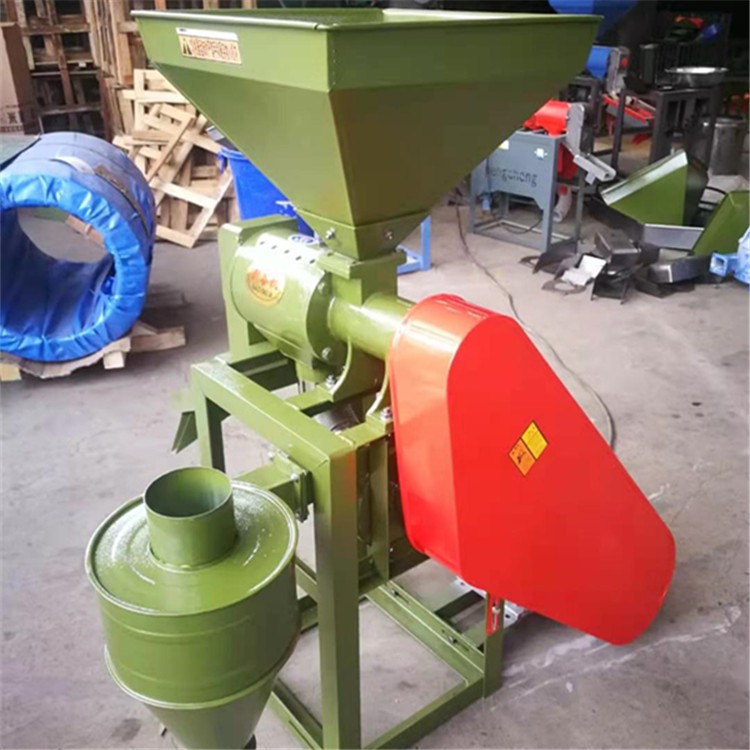 稻谷加工带风机碾米机 谷子脱壳加工设备 双风道稻谷碾米机图3