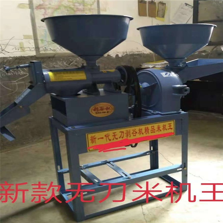 单米机碾米机稻谷大米脱壳玉米去皮小型家用震动去石组合碾米机图2