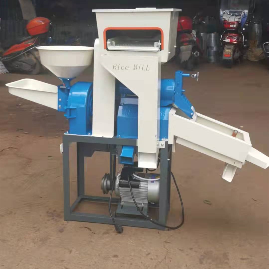 新家用碾米机打米机稻谷剥壳自动小型去石异物除杂打浆碎米分离机图2