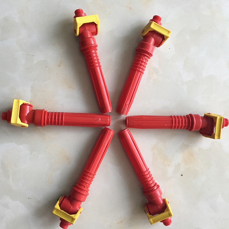 农用电动喷雾器开关手把 红色加长加厚推拉式阀门开关 喷雾器配件图3