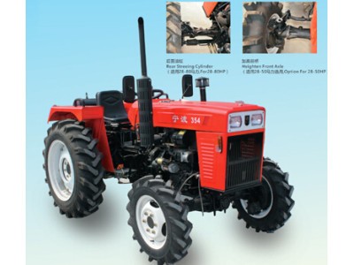宁波北野四驱324农机具四轮拖拉机工厂直发水旱田地耕小马力图3