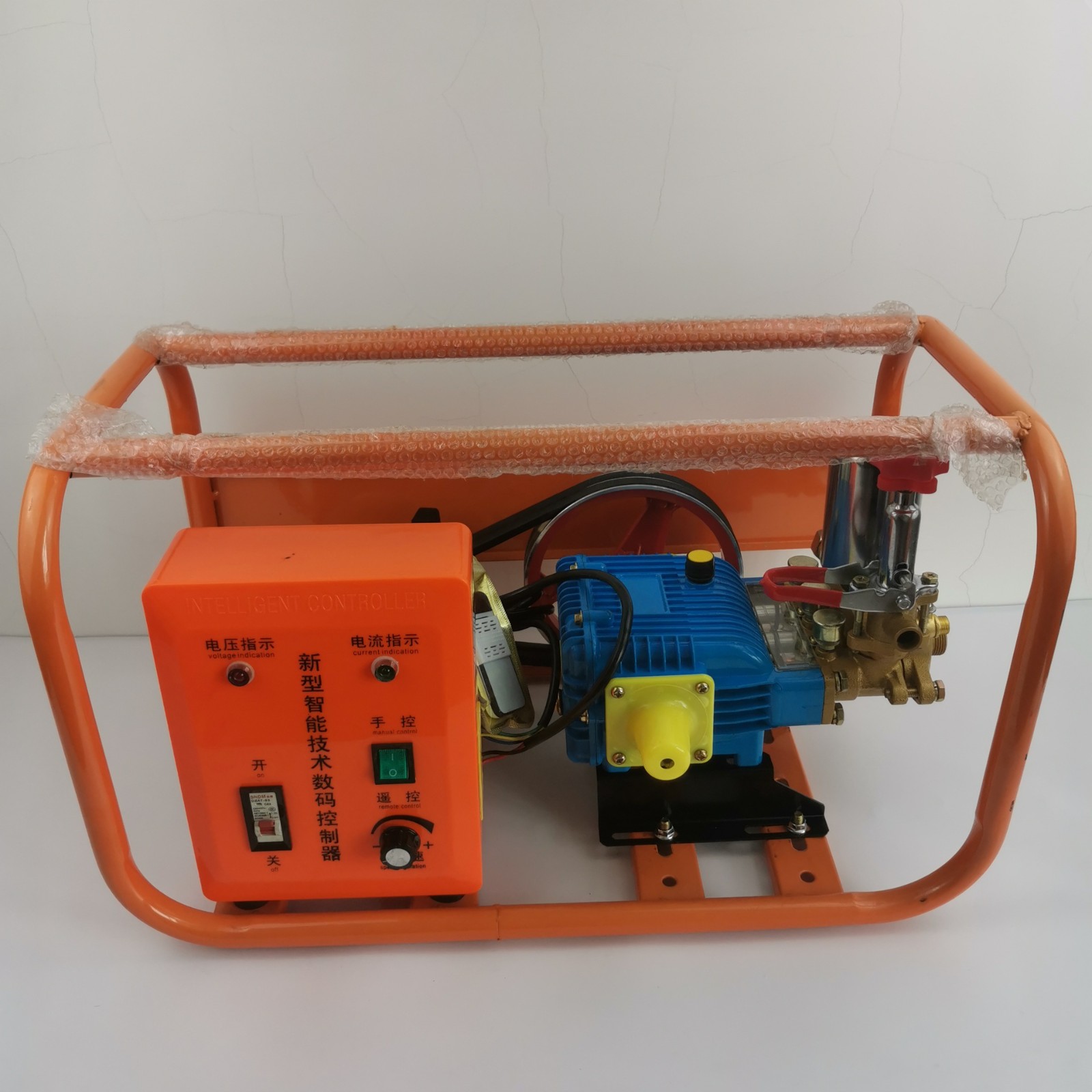 48V/60V农用三缸柱塞泵园林高压电动三轮车专用打药泵遥控喷雾机图4