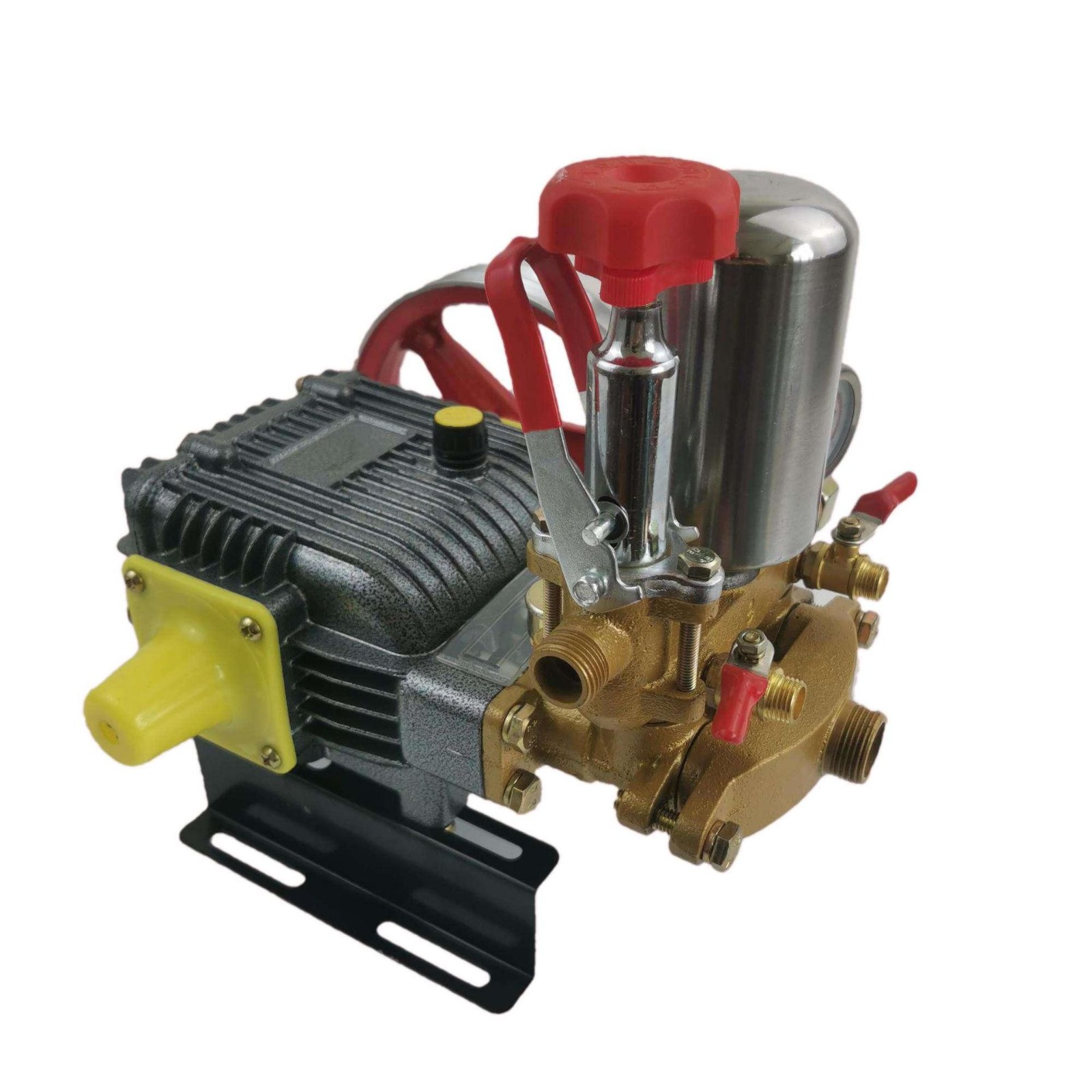 22/26三缸柱塞农用泵动力喷雾器高压免黄油陶瓷打药机条纹打药泵图5