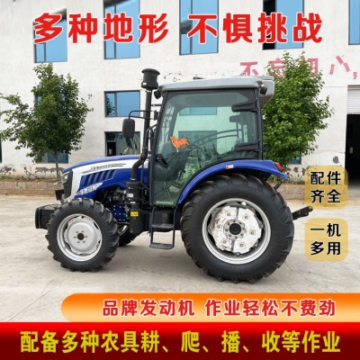 农用四轮拖拉机大棚王四驱旋耕机田园管理机开沟耕地机农机大马力