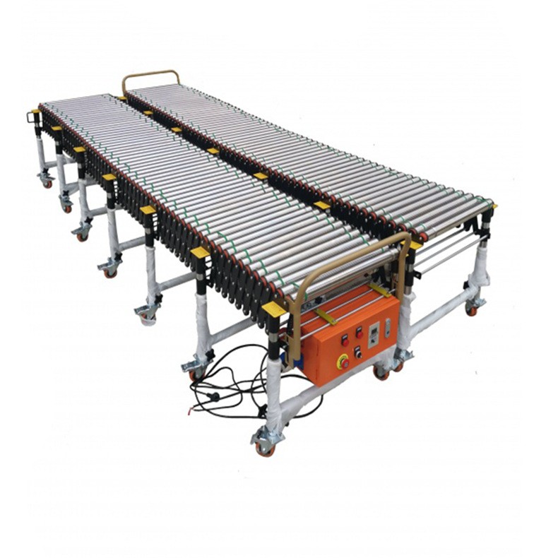 卸货神器动力滚筒伸缩机输送机辊筒小型输送带辊道线传送带图5