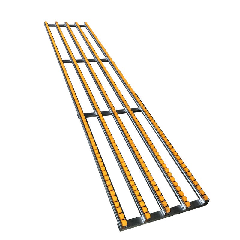 无动力输送滑道装车卸货神器流利条滚轮滑梯纸箱传送下货传输滑轨图5