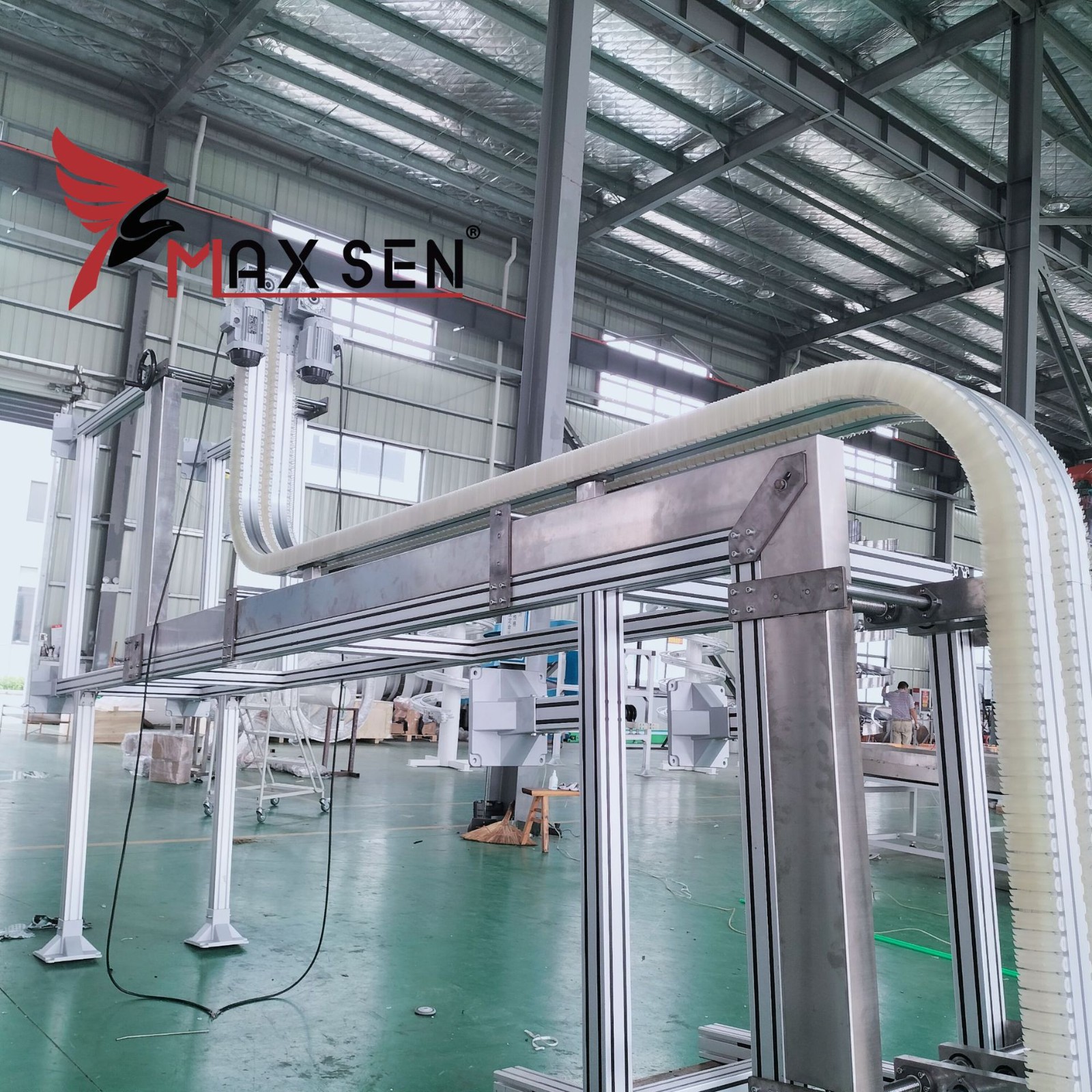 夹瓶机 柔性夹瓶输送机 夹持升降提升机 厂家生产垂直瓶子输送图3