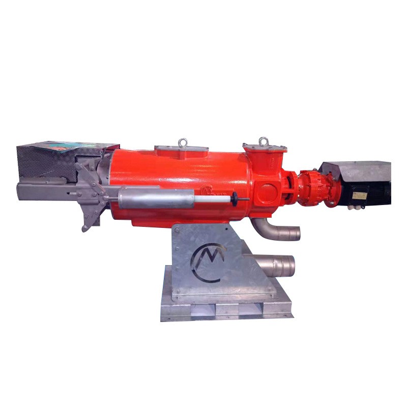 猪粪干湿分离机 猪粪厨余垃圾脱水机 螺旋挤压机固液干湿分离机图5