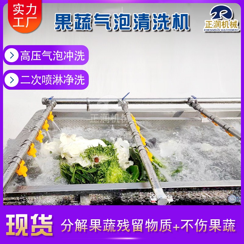 现货商用果蔬白菜清洗机 全自动净菜加工设备 洗蔬菜水果的清洗机图3