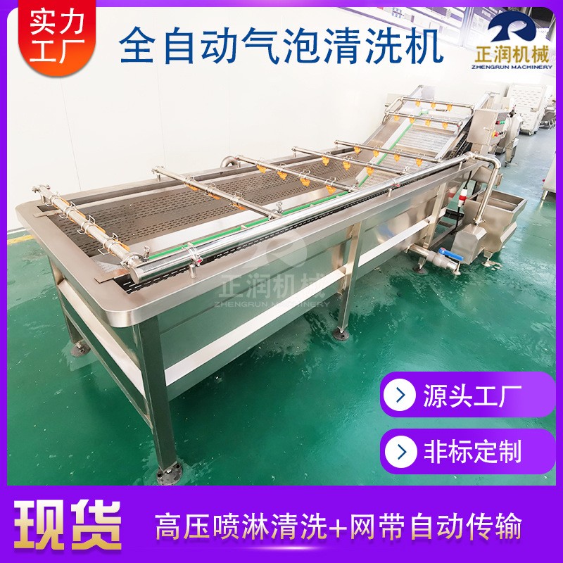 现货商用果蔬白菜清洗机 全自动净菜加工设备 洗蔬菜水果的清洗机图2