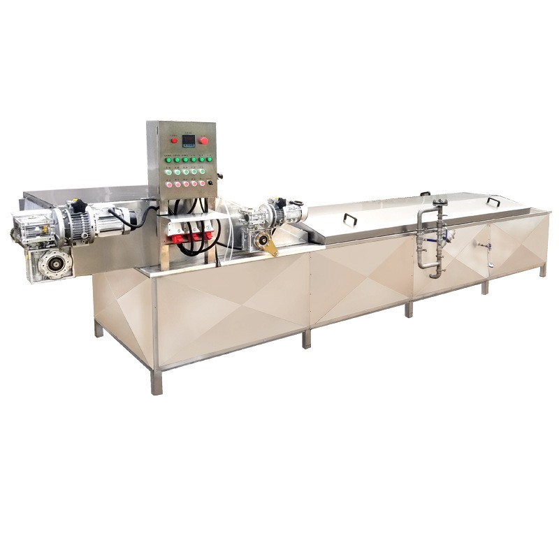 全自动果蔬蒸煮机豌豆胡萝卜漂烫机 自动控温蔬菜杀青漂烫机图5