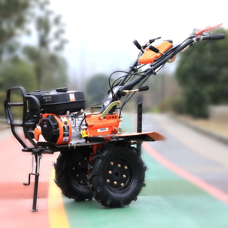 厂家直发多功能汽油微耕机 农用农耕机开沟除草耕地机 小型耕地机图4