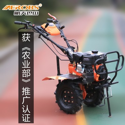 厂家直发多功能汽油微耕机 农用农耕机开沟除草耕地机 小型耕地机