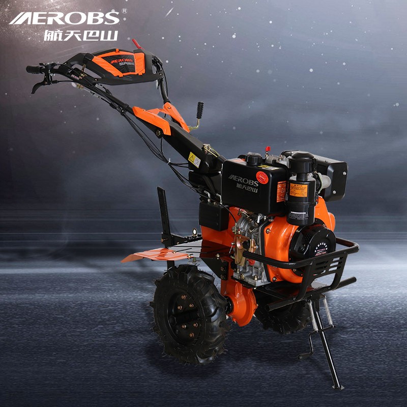 航天巴山微耕机 186柴油旋耕机松土机手扶式 除草开沟机耕图2