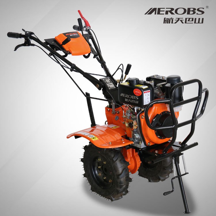 航天巴山农机微耕机 柴油173FC小型农用多功能除草机 旋耕机 农用图2