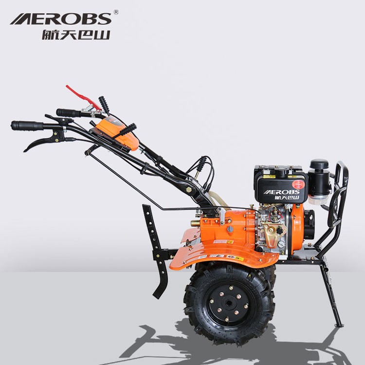 航天巴山农机微耕机 柴油173FC小型农用多功能除草机 旋耕机 农用图3