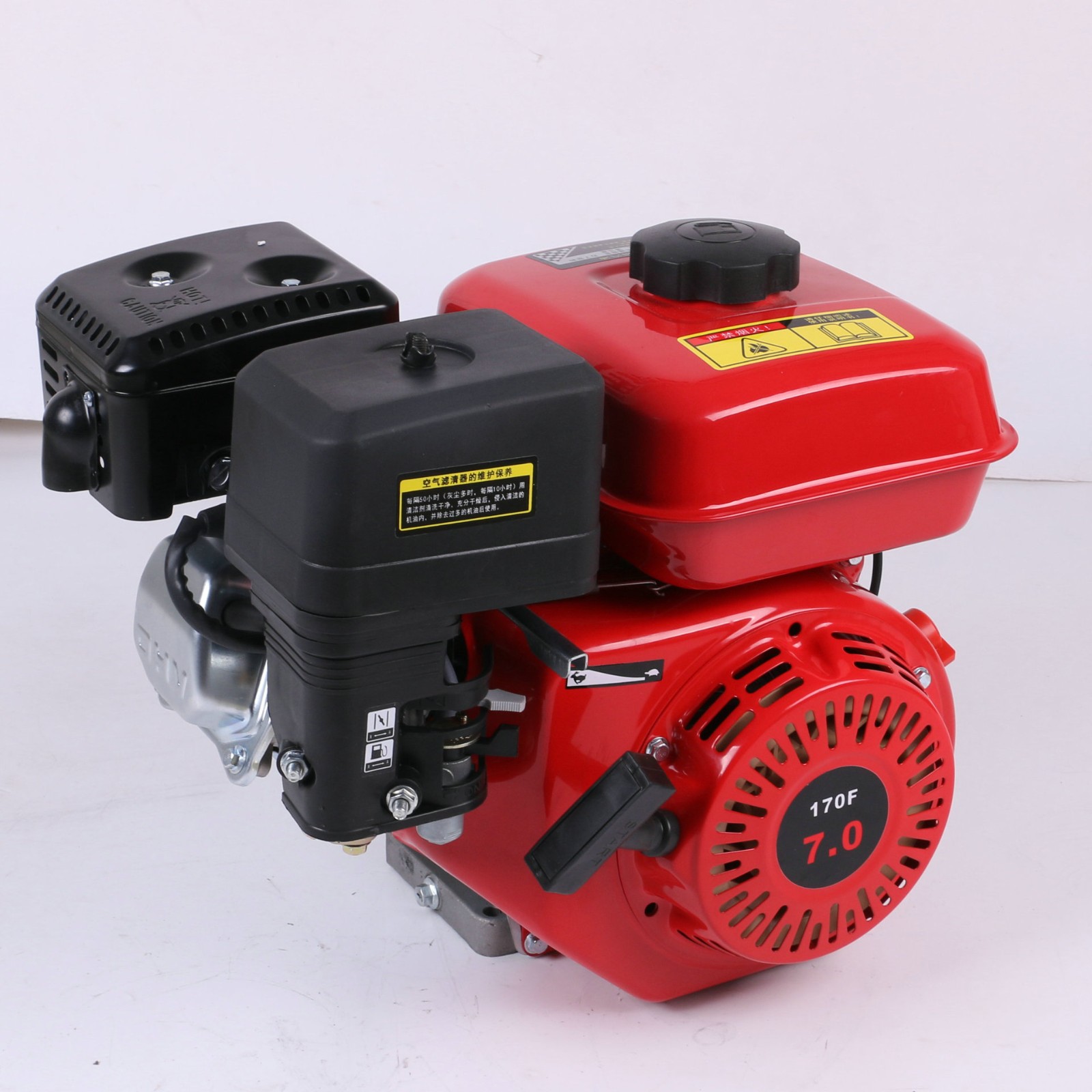 170F单缸四冲程减速汽油发动机农业 打谷机 鸡公车微耕机转速1800图4