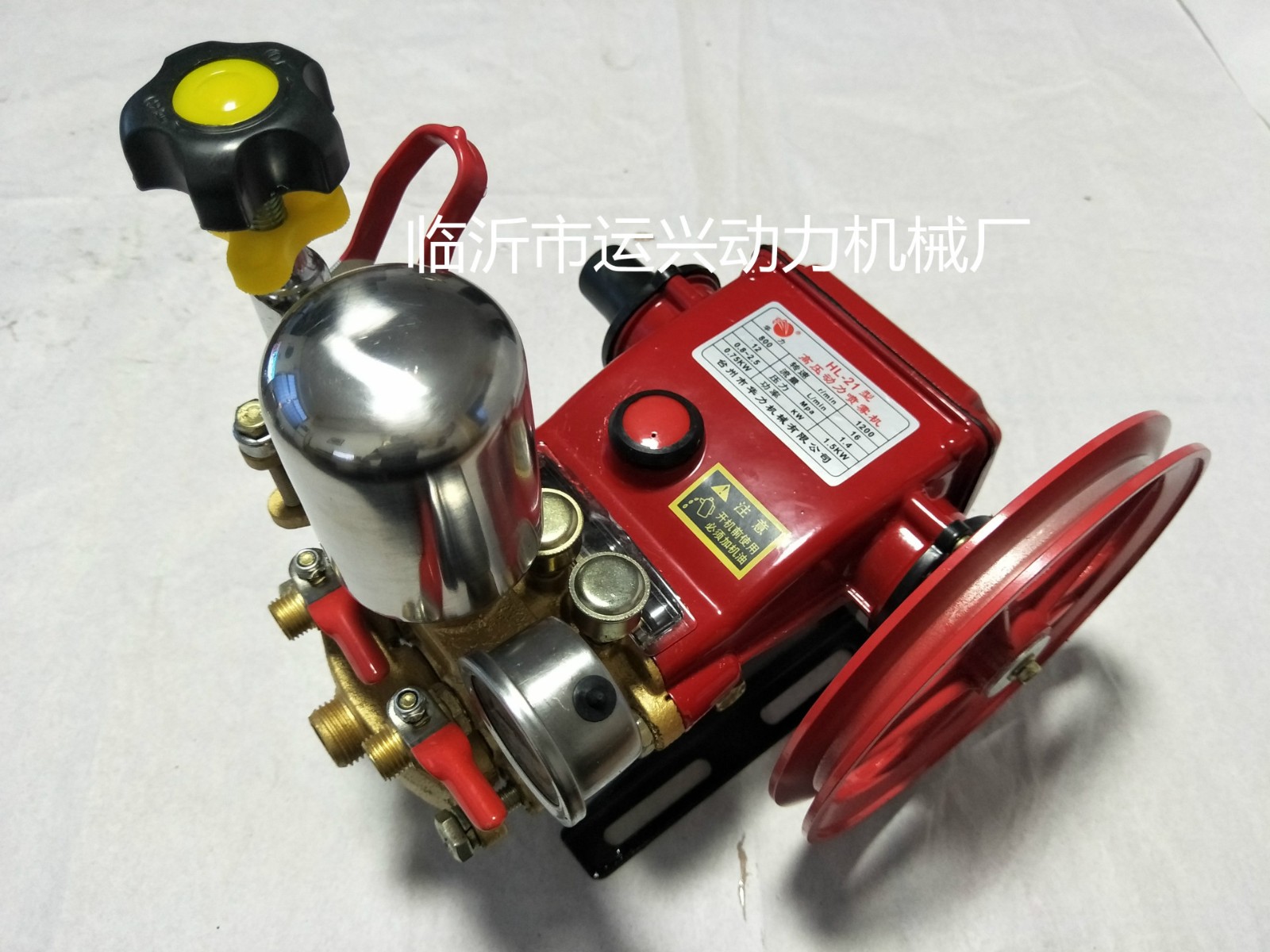 21型三缸高压泵 农用喷药机泵头 高压柱塞泵 喷雾打药泵图2