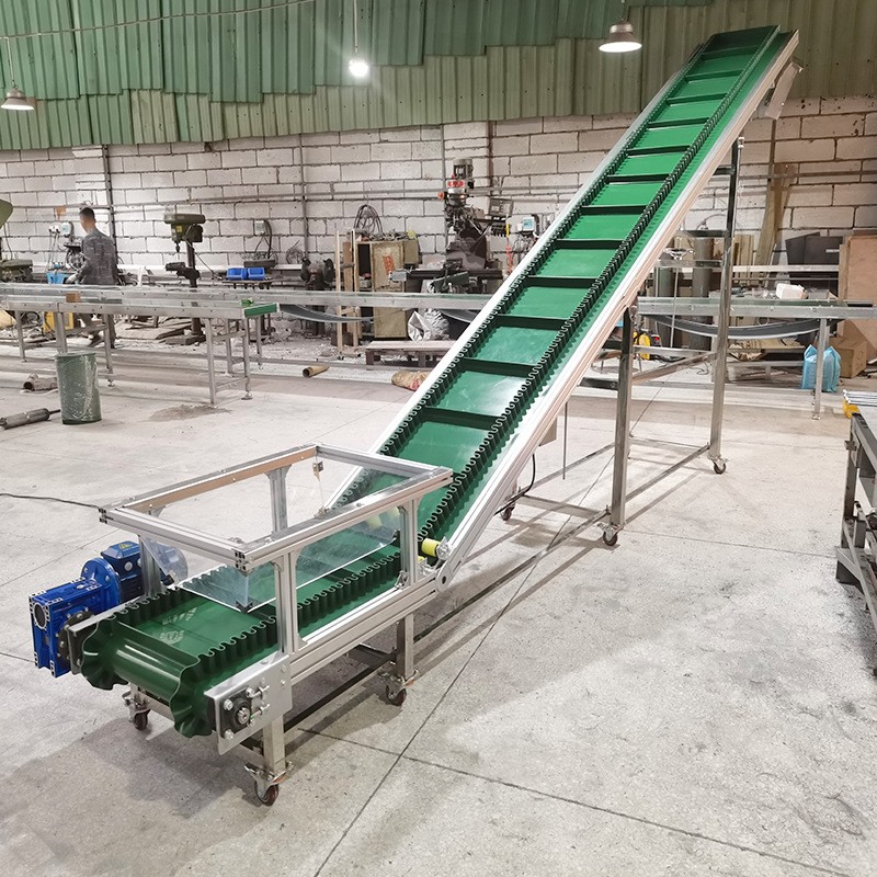 爬坡输送线颗粒上料机不锈钢流水线料斗提升机不锈钢食品输 送机图2