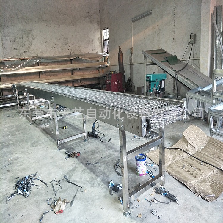 厂家供应优质网链输送机 网带输送机 不锈钢链板提升机食品传送机图3