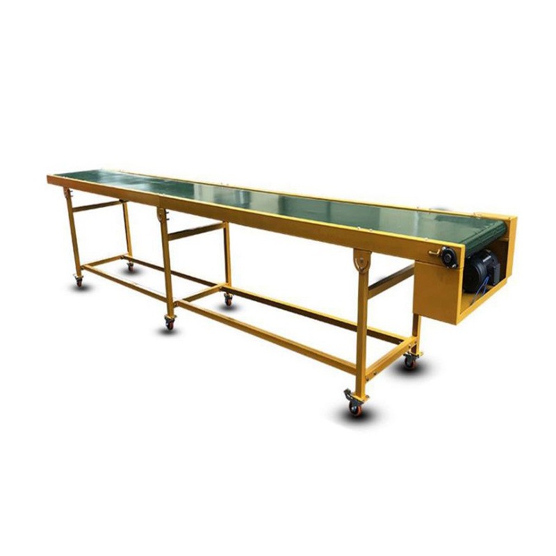 输送机厂家长线小型快递物流装卸卸货皮带传送机流水线爬坡分拣机图5