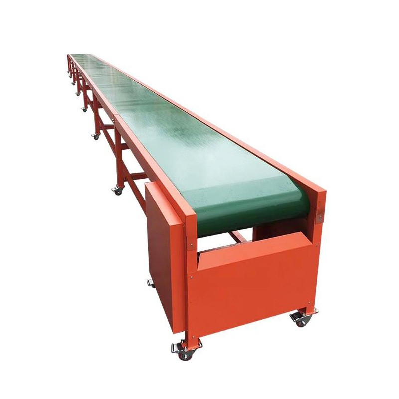 输送机厂家长线小型快递物流装卸卸货皮带传送机流水线爬坡分拣机图3