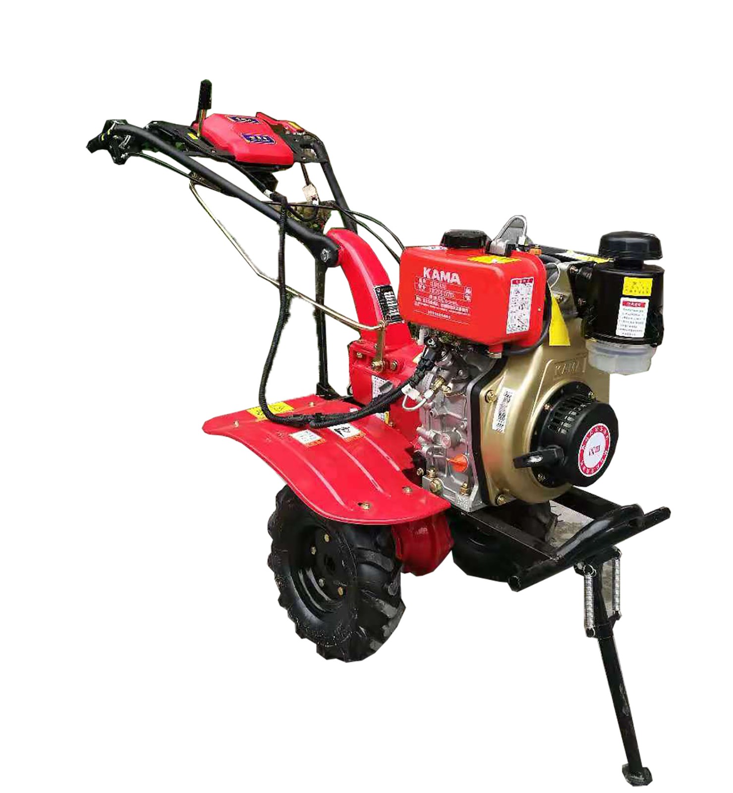 批发186F柴油微耕机 9马力柴油微耕机 大保险杠186柴油微耕机价格图5