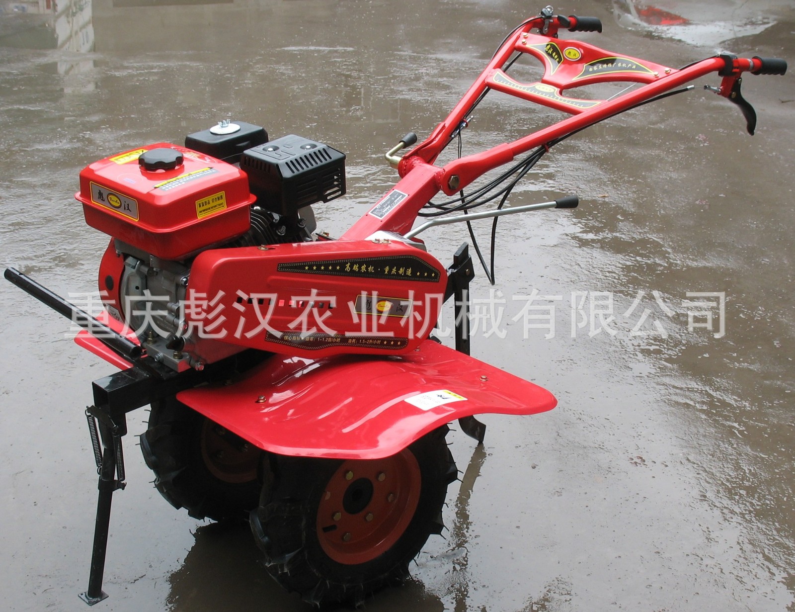 山区耕地用的微耕机-彪汉牌500型外置离合微耕机，皮带传动微耕机图2