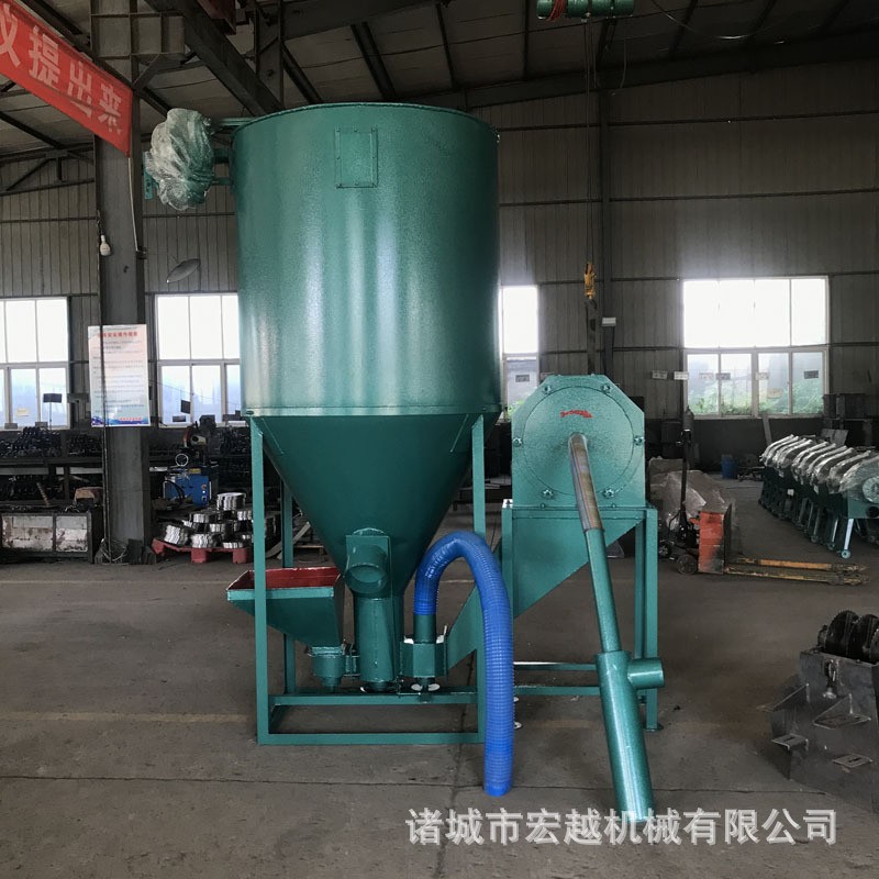 饲料粉碎搅拌机 立式粉碎搅拌一体机 全自动混合搅拌罐 厂家货源图2