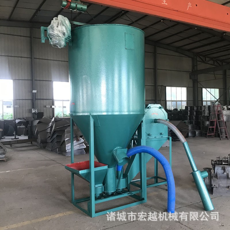 饲料粉碎搅拌机 立式粉碎搅拌一体机 全自动混合搅拌罐 厂家货源图3