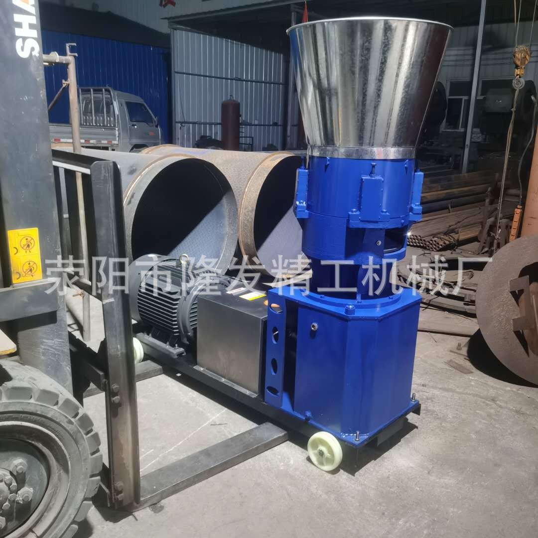 颗粒饲料机家用猪牛羊鸡鸭鱼兔玉米秸秆粉碎养殖设备小型制粒机图3