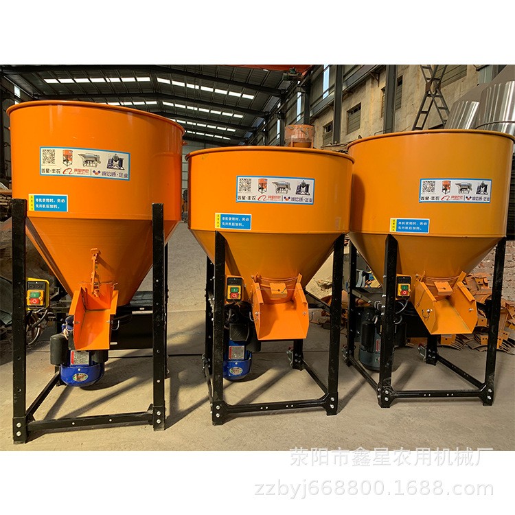 不锈钢鱼虾饲料搅拌机平口化工颗粒粉末混合机多功能移动拌料机图4