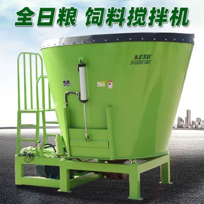 养殖场饲草搅拌机草捆发酵分散拌料机奶牛厂草料混合设备