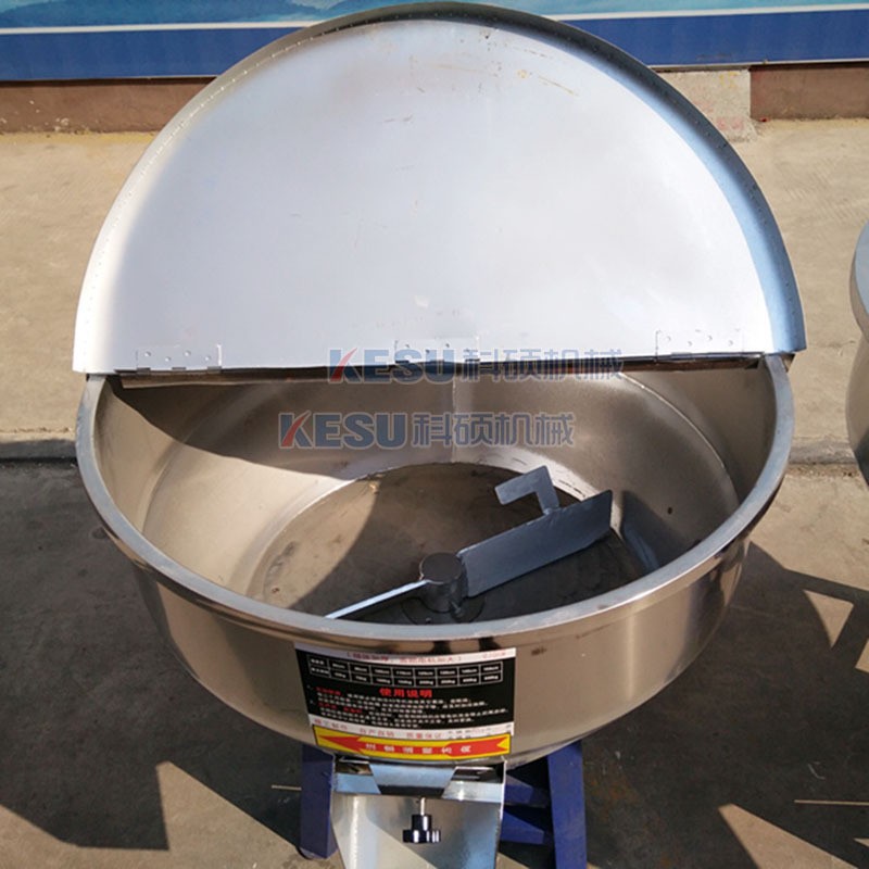 不锈钢平底搅拌机工厂物料饲料颗粒混合混料机香料食品加工拌料机图4