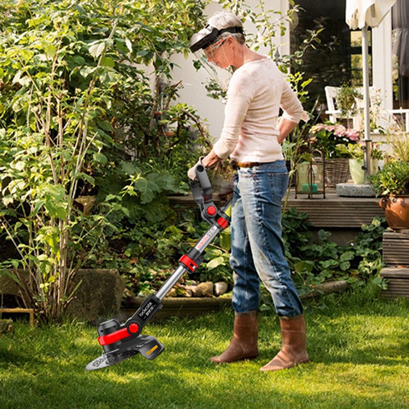 锂电割草机小型家用除草机手持电动打草机园林修剪机充电式割草机图4