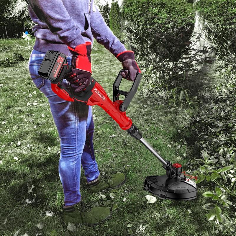 无刷割草机家用除草机手持电动打草机园林修剪机充电式锂电割草机图4