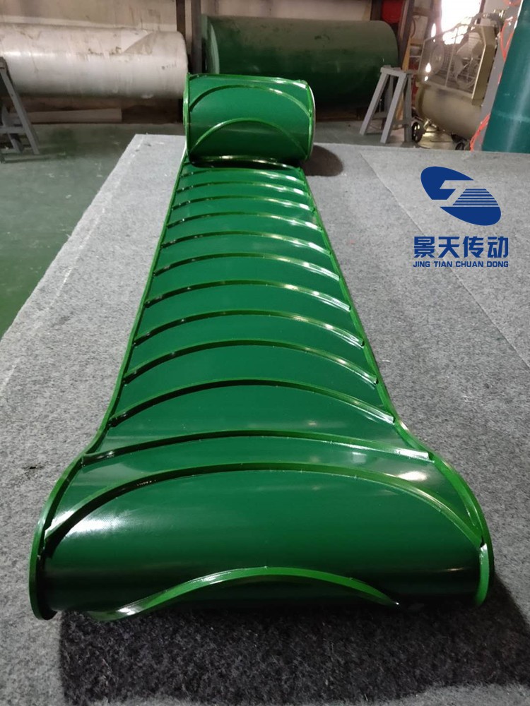 PVC材质输送带 弯月形导条上料吸铁机皮带电缆剥线机铜米机皮带图4