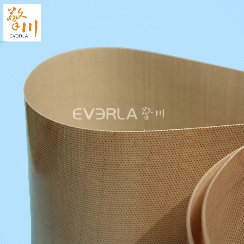 非标超薄0.35特氟龙耐高温输送带加纽扣铁氟龙传送带厂家加工定制图2