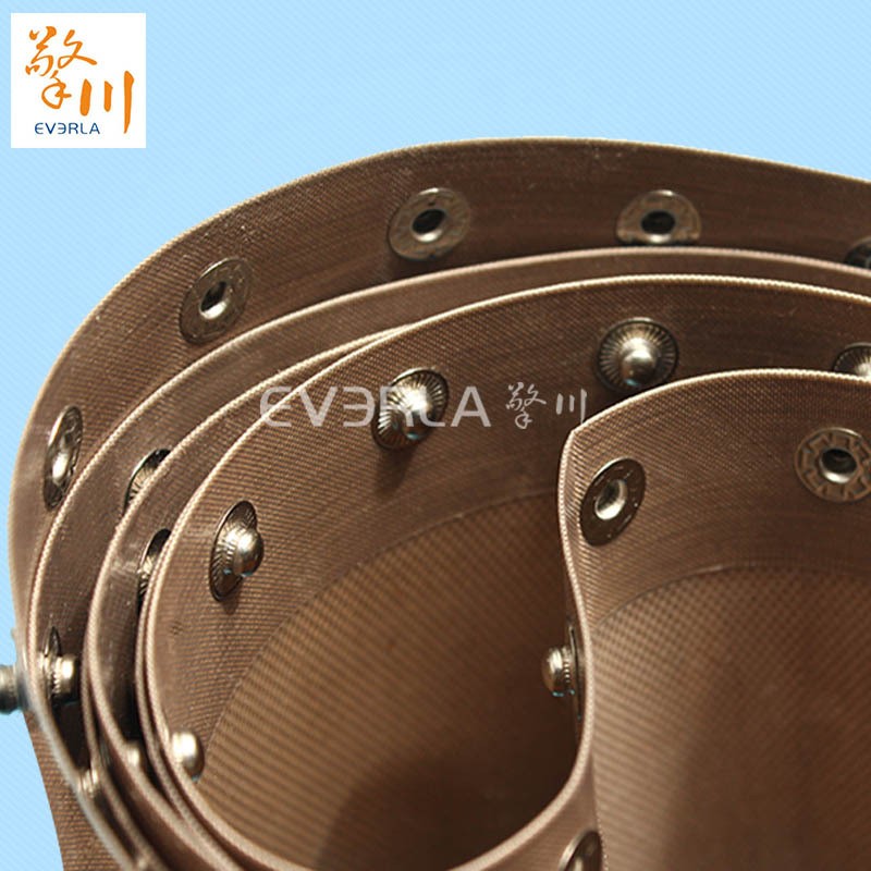 非标超薄0.35特氟龙耐高温输送带加纽扣铁氟龙传送带厂家加工定制图3