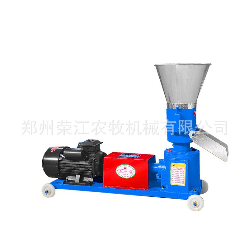 饲料颗粒机 批发小型家用饲料机 鸡鸭牛羊制粒机鱼兔猪造粒机全新图5