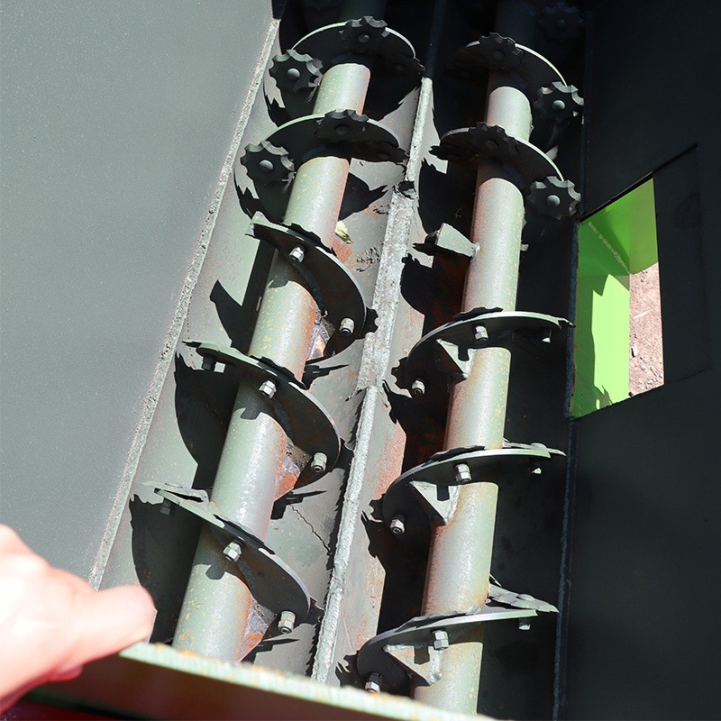 全自动卧式搅拌机 双轴草饲料混合搅拌机 2立方TMR全日粮搅拌机图3