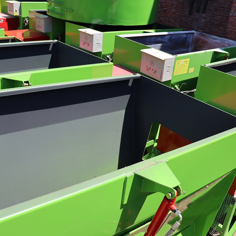 全自动卧式搅拌机 双轴草饲料混合搅拌机 2立方TMR全日粮搅拌机图2