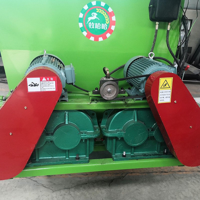 全自动卧式搅拌机 双轴草饲料混合搅拌机 3立方双轴搅拌机图2