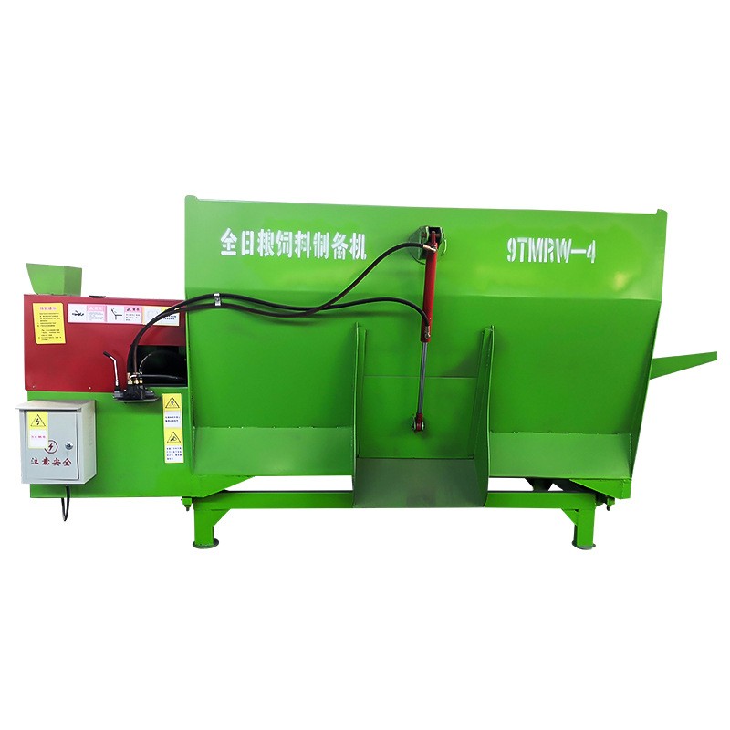 全自动卧式搅拌机 双轴草饲料混合搅拌机 4立方搅拌机图5