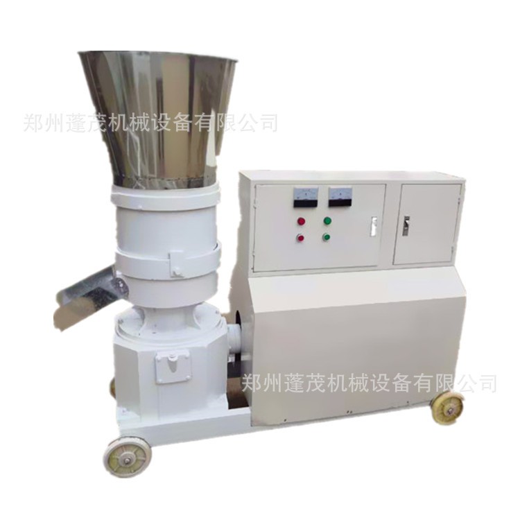 批发家用养殖饲料颗粒机 秸秆牧草造粒机 平模玉米豆柏制粒机图5